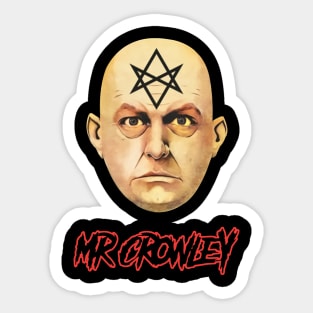 Aleister Crowley Mr Crowley Sticker